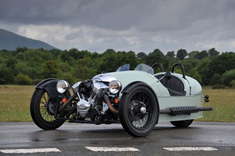 Difficile de manquer le moteur bicylindre d'origine Harley Davidson: on ne voit que lui.