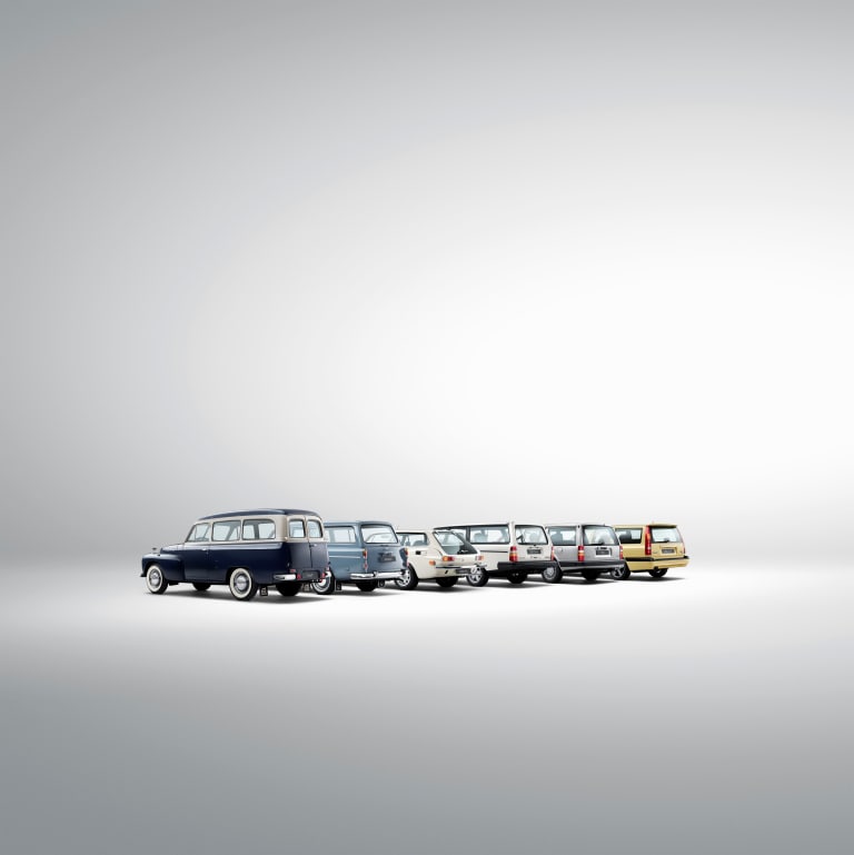 Historical line-up of Volvo estate models
