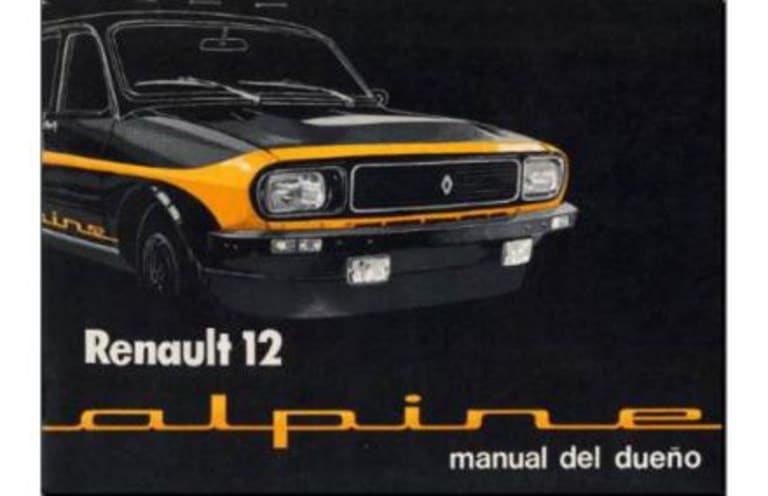 Manuel d'utilisation pour la Renault Alpine 12