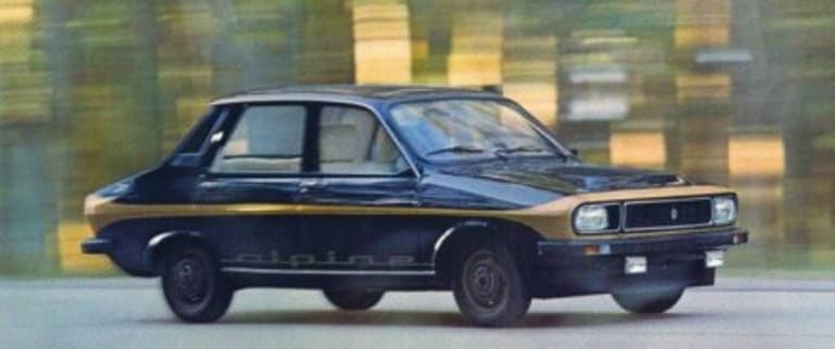 Renault Alpine 12 sur route