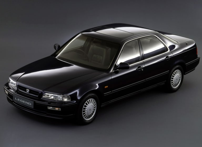 Honda Legend vue de haut