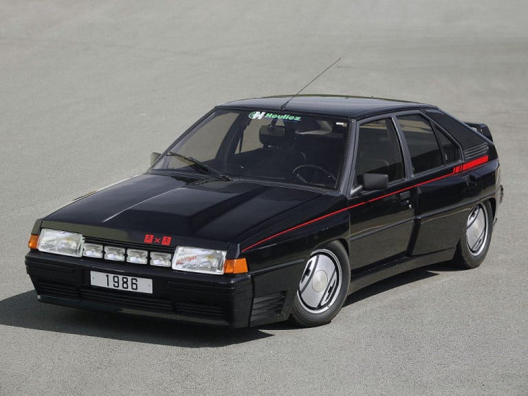 Citroën BX 4TC de trois quarts avant