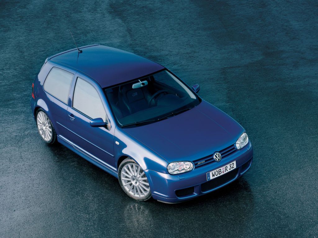Golf IV R32 vue du dessus