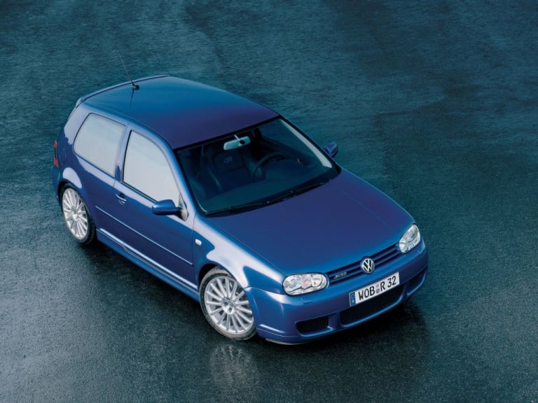 Golf IV R32 vue du dessus