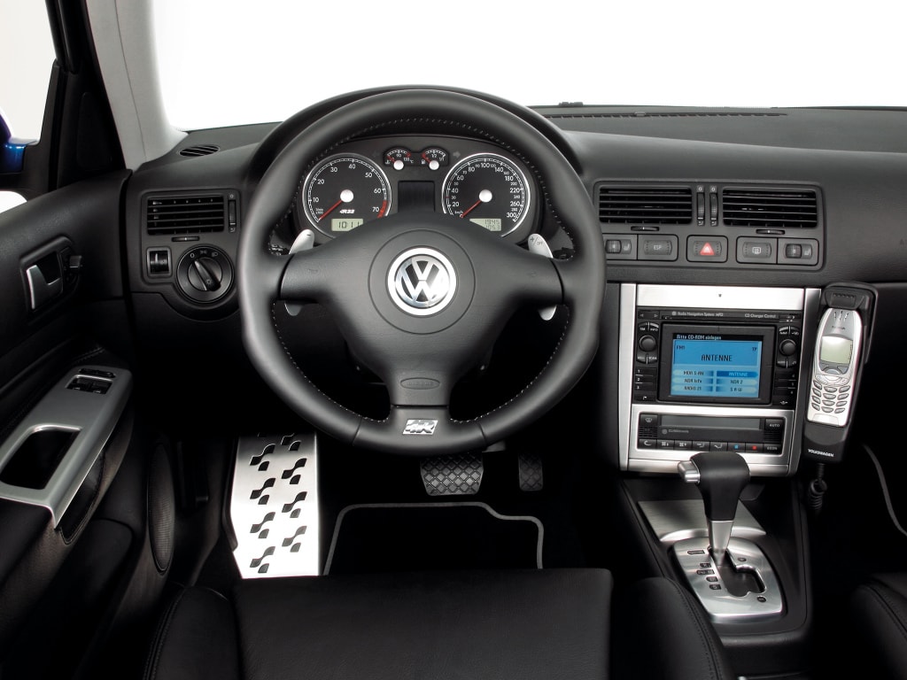 Intérieur de la Golf IV R32