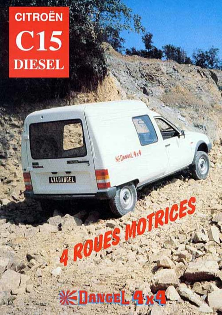Affiche Citroën C15 Dangel 4x4