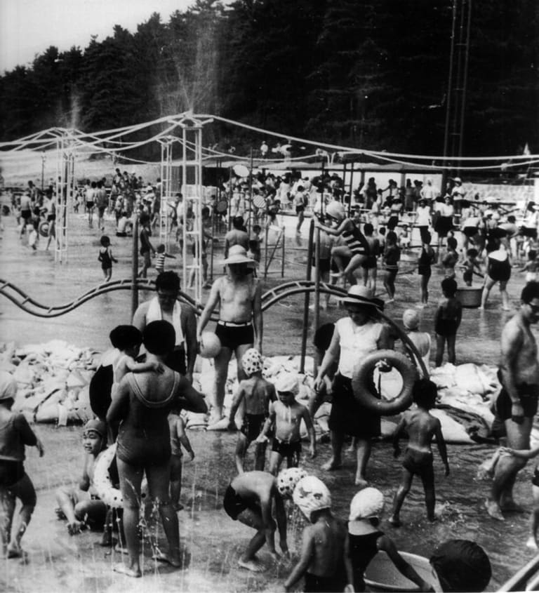 L'affluence au Kodomo No Kuni en 1965