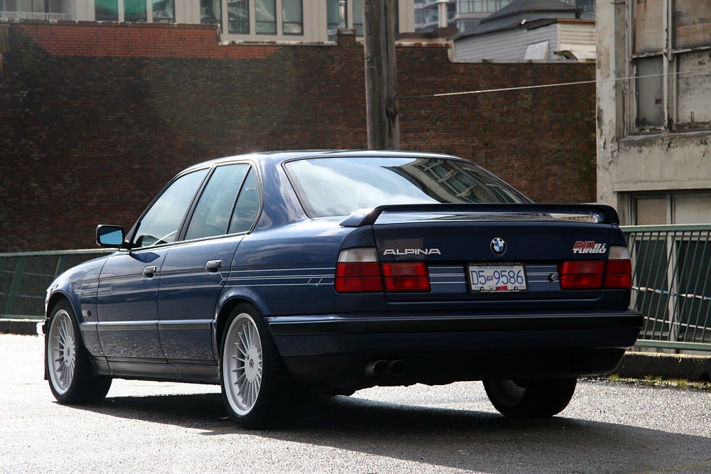 Alpina B10 Biturbo E34 vue arrière