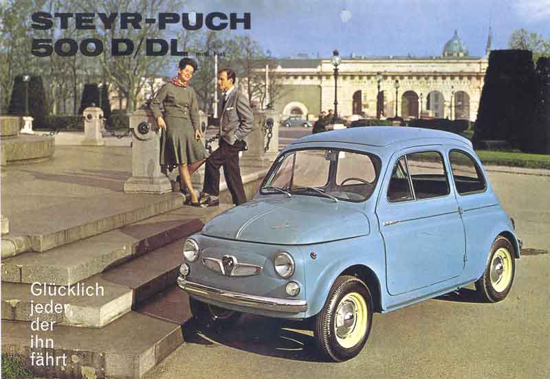 Les 500D et DL, premières Steyr-Puch à moteur spécifique !