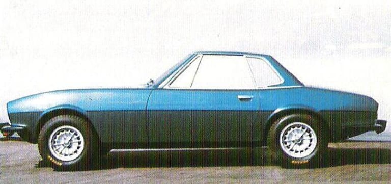 La BMW 1600 TI dessinée par Bracq qui devait être fabriquée par Brissonneau et Lotz
