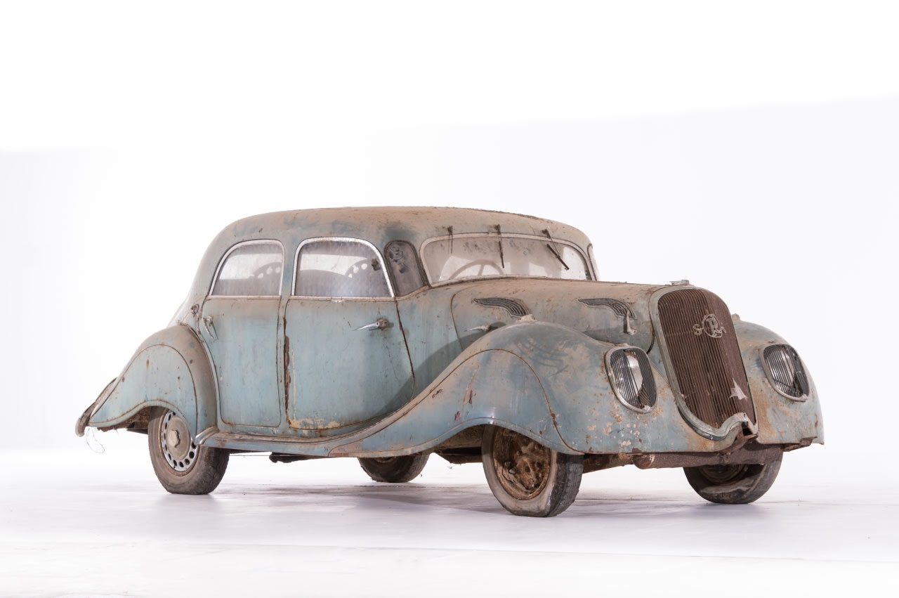Une Panhard X77 faisait partie de la collection Baillon...
