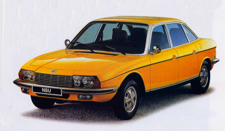 La NSU Ro 80 lancée en 1967, et équipée quasiment du même moteur que la GS Birotor !