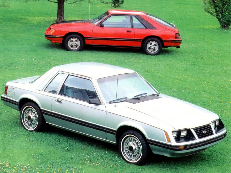 La Mustang III, terriblement eighties !