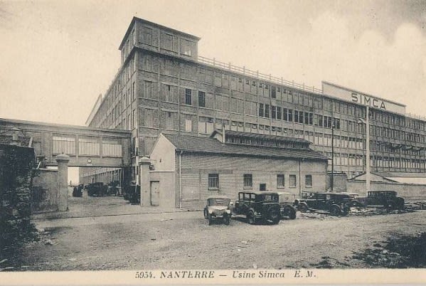 L'usine Simca de Nanterre