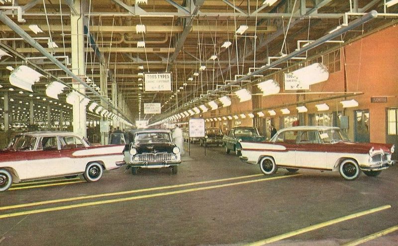L'usine Simca de Poissy
