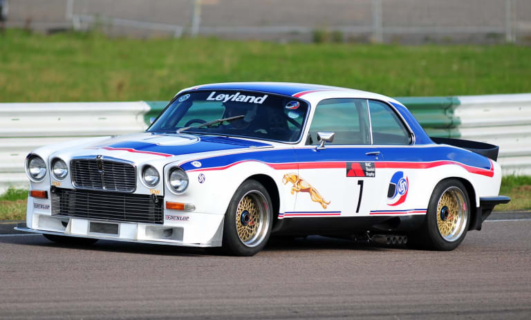 La XJ12C Broadspeed qui sert de modèle à la nouvelle monture de John Steed