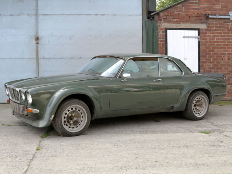 L'état actuel de la XJ12C de John Steed