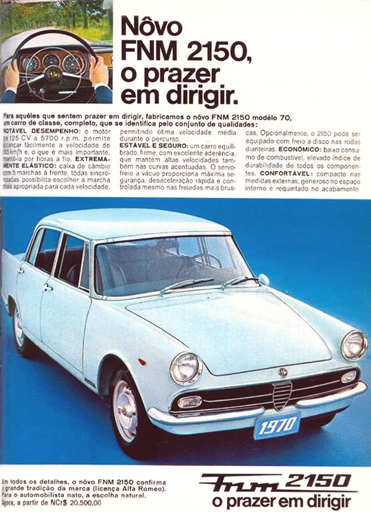 FNM commence la production de voitures avec la JK 2000, puis 2150 !