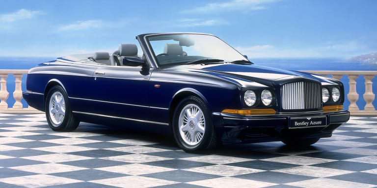La Bentley Azure, telle qu'elle fut présentée en 1995 à Genève.