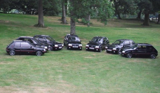 Rassemblement de GTI 1FM grâce à 205gti1fm.co.uk