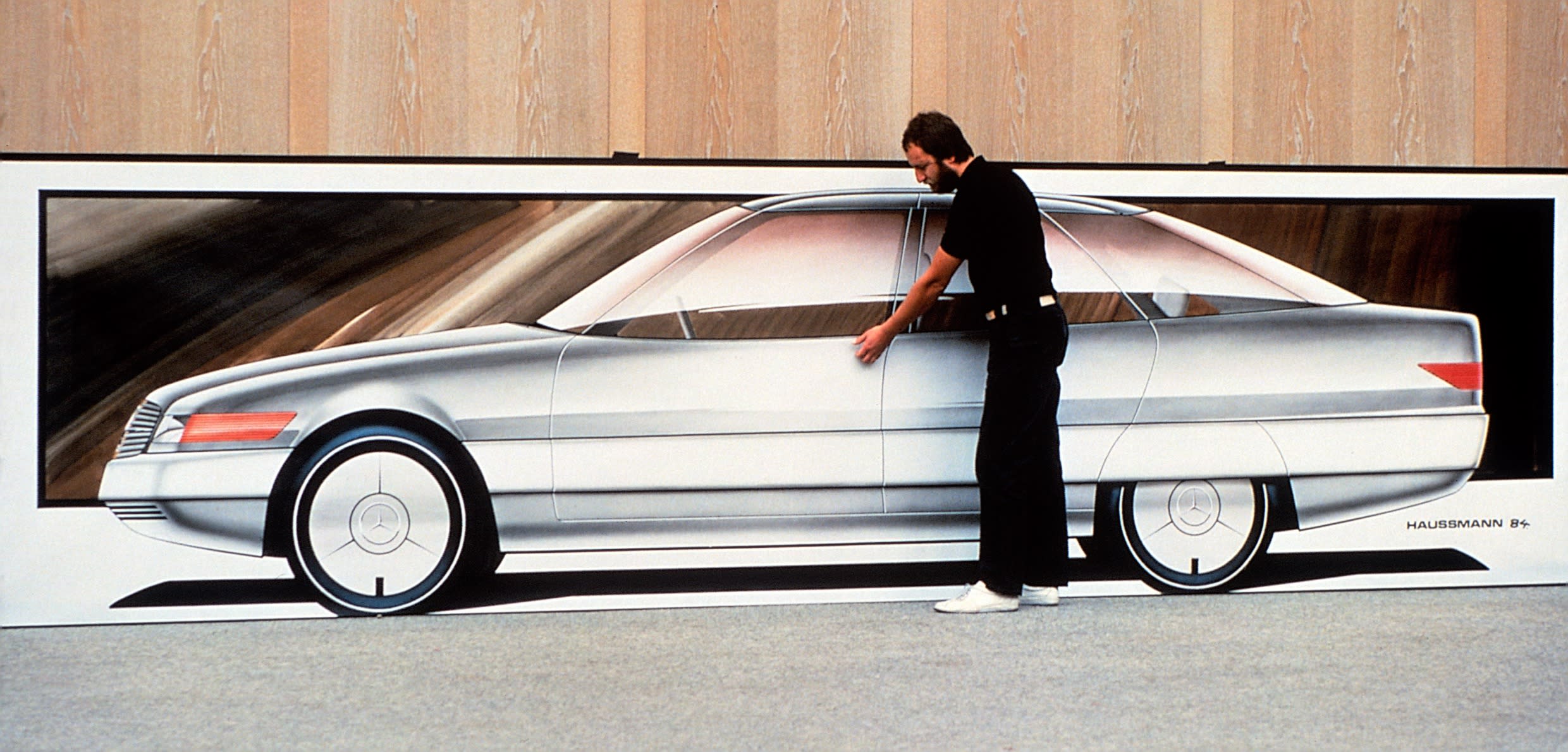 Les premiers sketchs de la W140