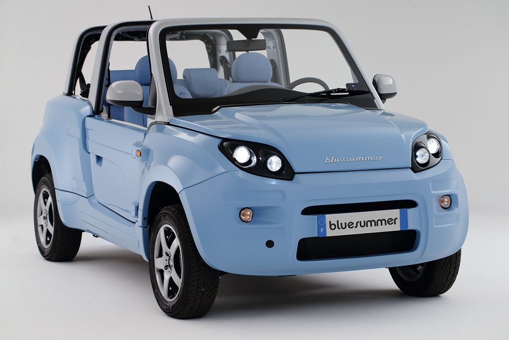 La BlueSummer de Bolloré, qui sert de base à la Citroën e-Mehari