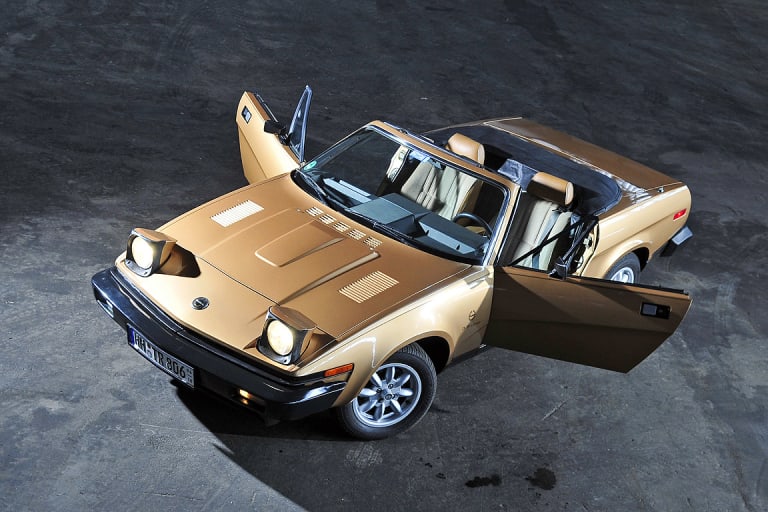 Une TR8 en version cabriolet (image Autobild.de)
