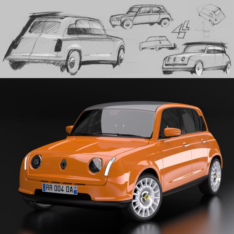 Illustration Renault 4L Concept
