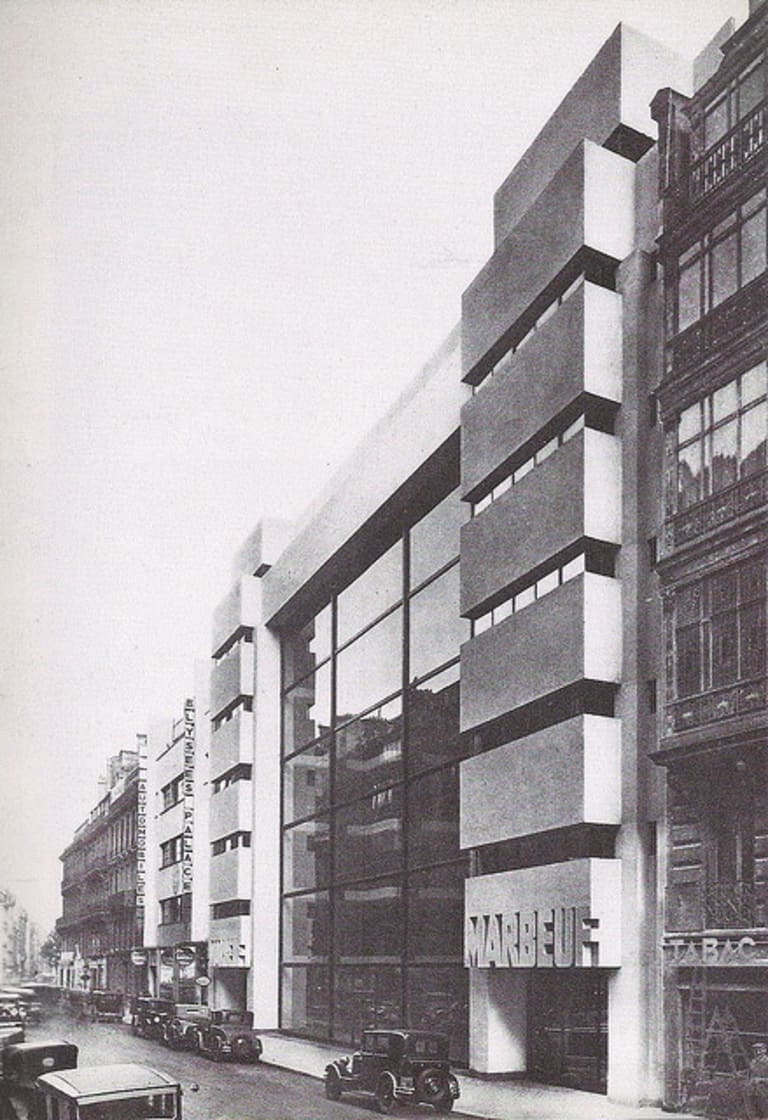 Une vue du Garage Marbeuf