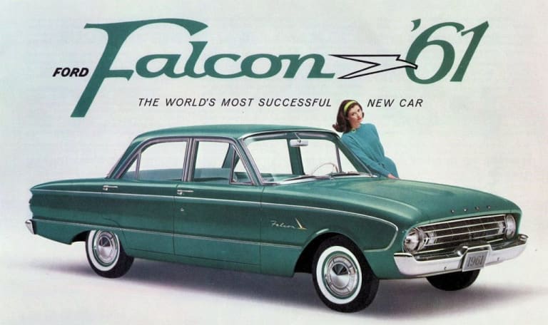 La Ford Falcon qui sert de base à l'Econoline: une compacte pour les américains !