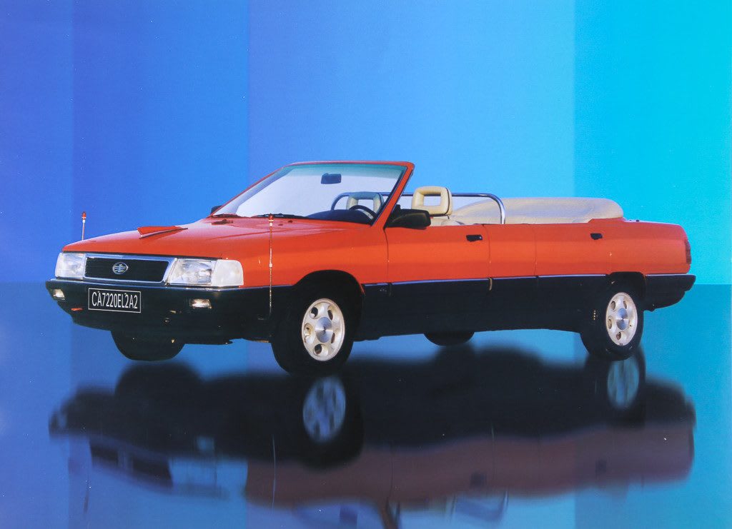 Le cabriolet, très kitsch !