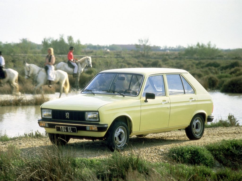 Peugeot 104 vert pomme