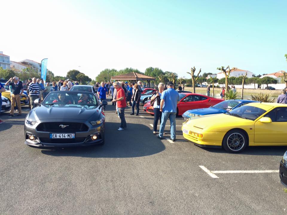 Votre serviteur au volant de sa Mustang, au 5ème Rallye Vendée Classic (photo BS Racing)