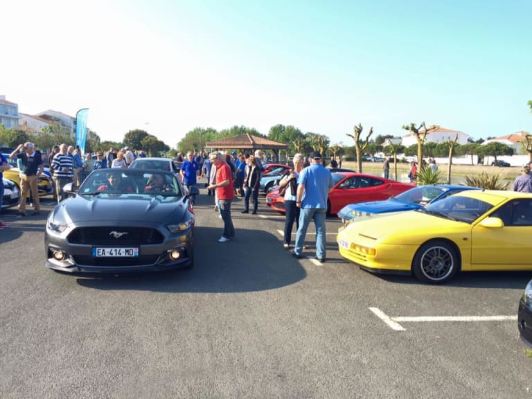 Votre serviteur au volant de sa Mustang, au 5ème Rallye Vendée Classic (photo BS Racing)