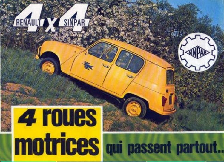 C'est le système simple et fiable Sinpar qui équipe la R18 4x4 !