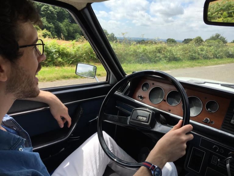 Adrien et sa Fiat 132 LMC 2016