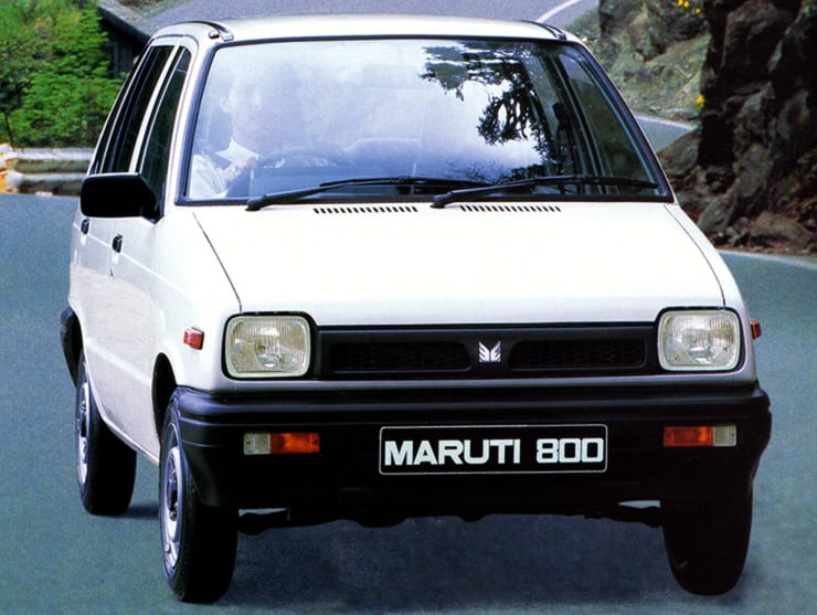 En 1986, la Maruti 800 prend l'allure de sa soeur Suzuki Alto "new generation"