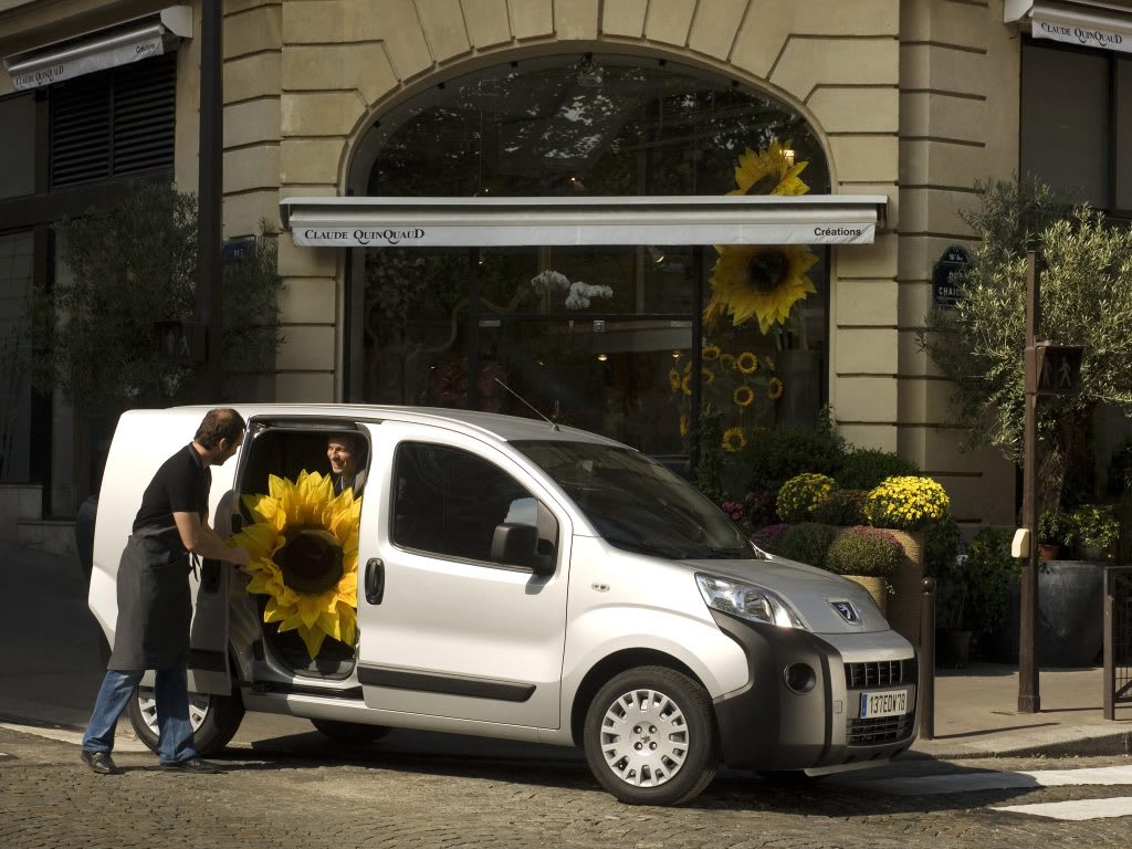 La Bipper de Peugeot, dans sa livrée d'utilitaire !