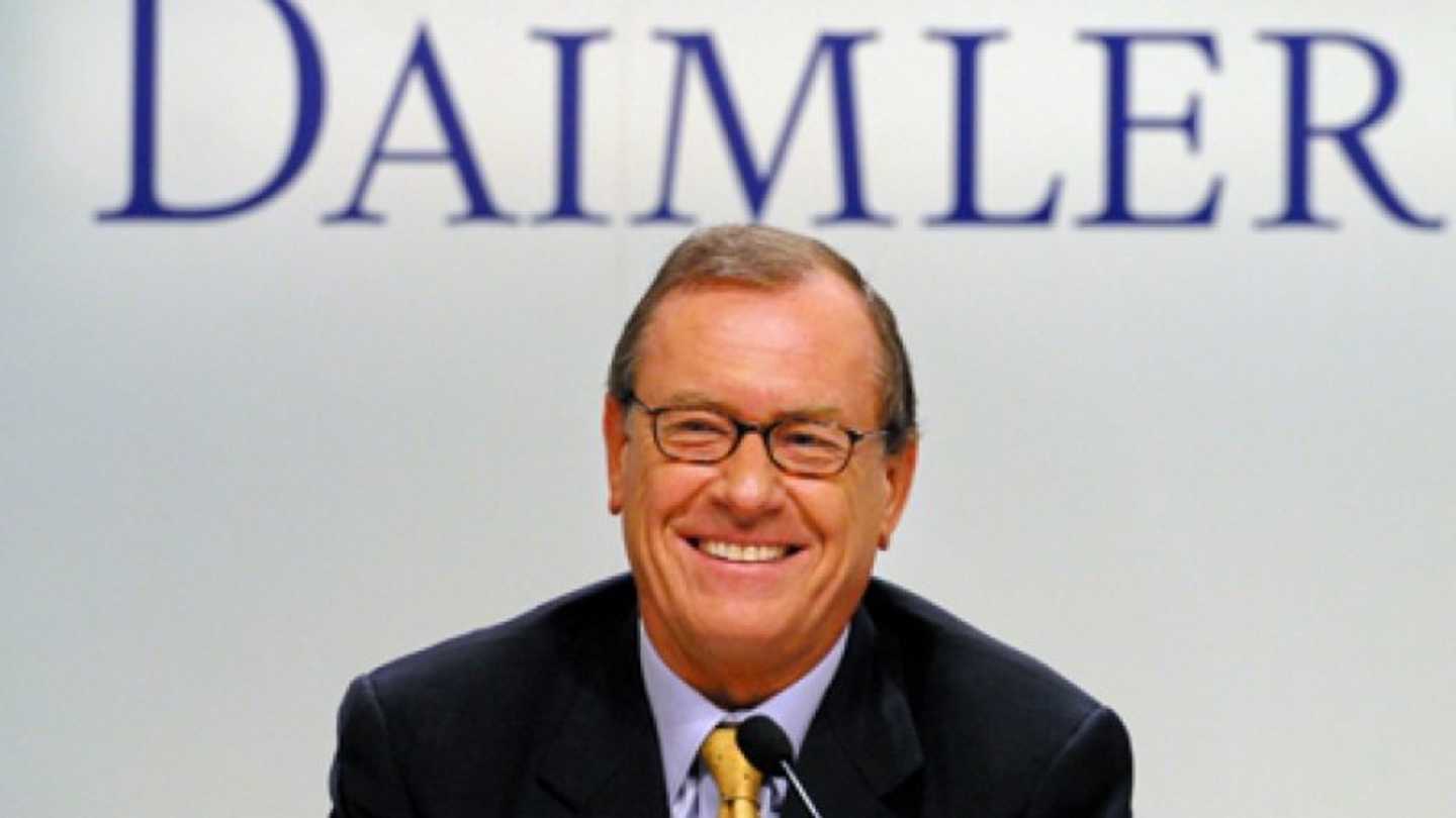 Jurgen Schrempp, PDG de Daimler, et CEO de Chrysler après la fusion !