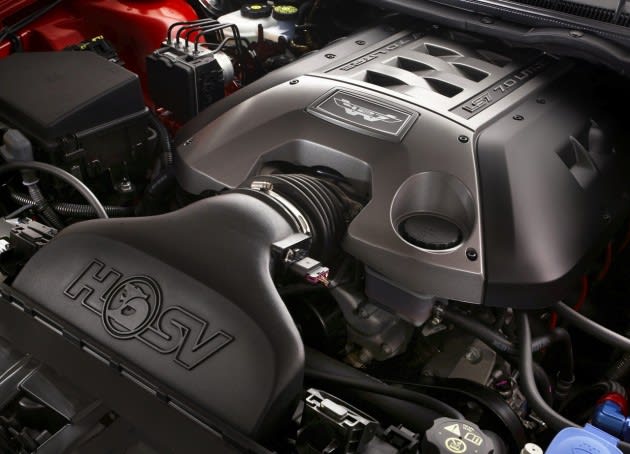 Le fameux V8 LS7 de 7 litres issue de la Chevrolet Corvette