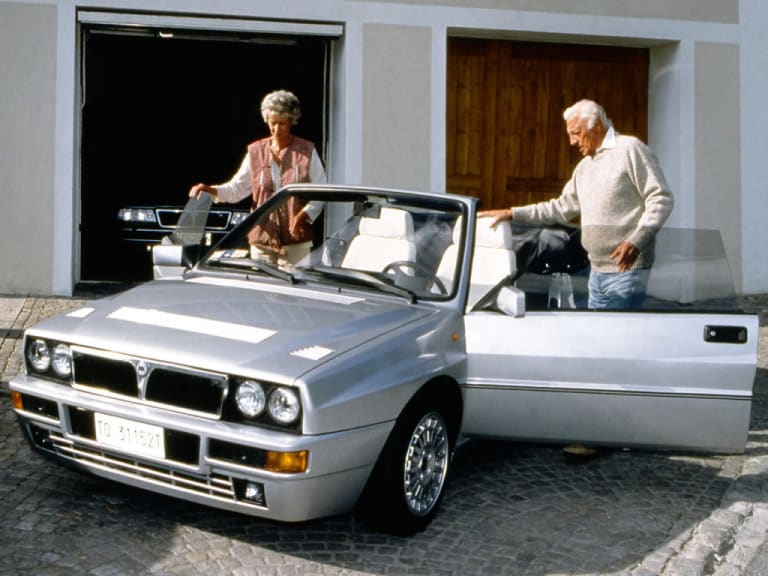 Agnelli s'offre une petite balade avec sa Delta Spider