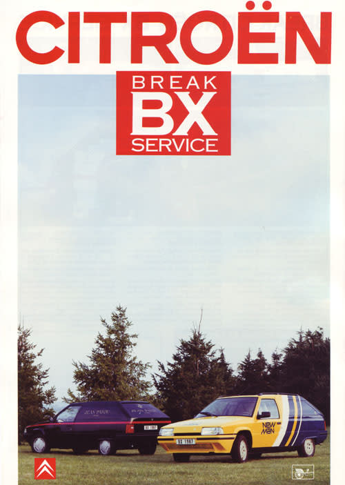 La BX Service, une sorte de Dyana du pauvre... en tout cas un utilitaire partageant la même philosophie sur base BX