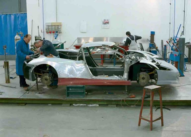 L'Edonis en cours de fabrication