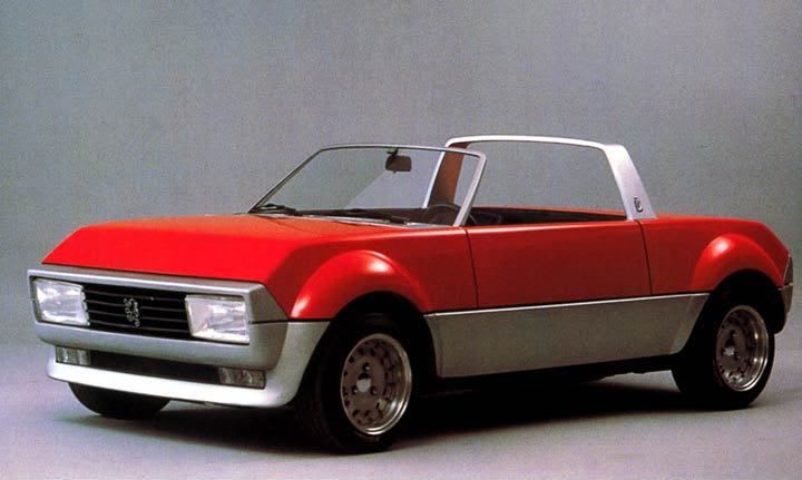 La Peugette en version "cabriolet 2 places"
