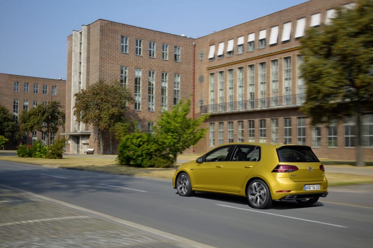La précédente "communication" tablait sur les 7 générations de Golf, l'actuelle sur Wolfsburg