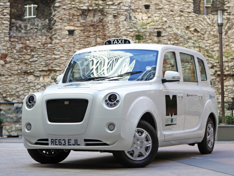 Le nouveau Metrocab, tout électrique, sous la houlette de Kamcorp et Fazer Nash