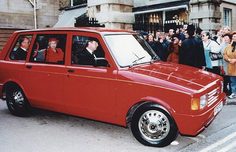 La Reine en Metrocab