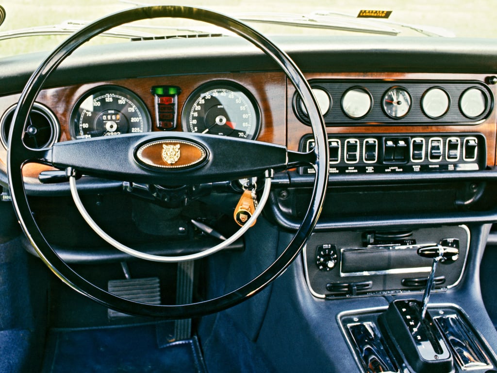 Intérieur de la Jaguar XJ