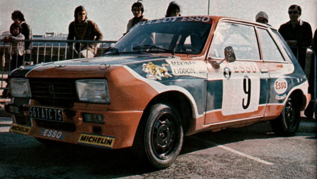 Photo D'époque – Peugeot 104 ZS & Kit Rallye (Rally Kit) 1977, Thème Automobile, Original