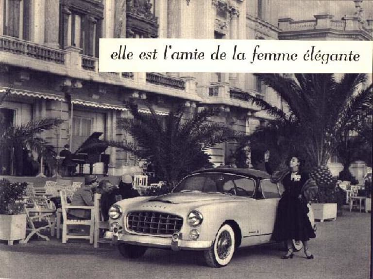 Affiche de pub de la Ford Comète